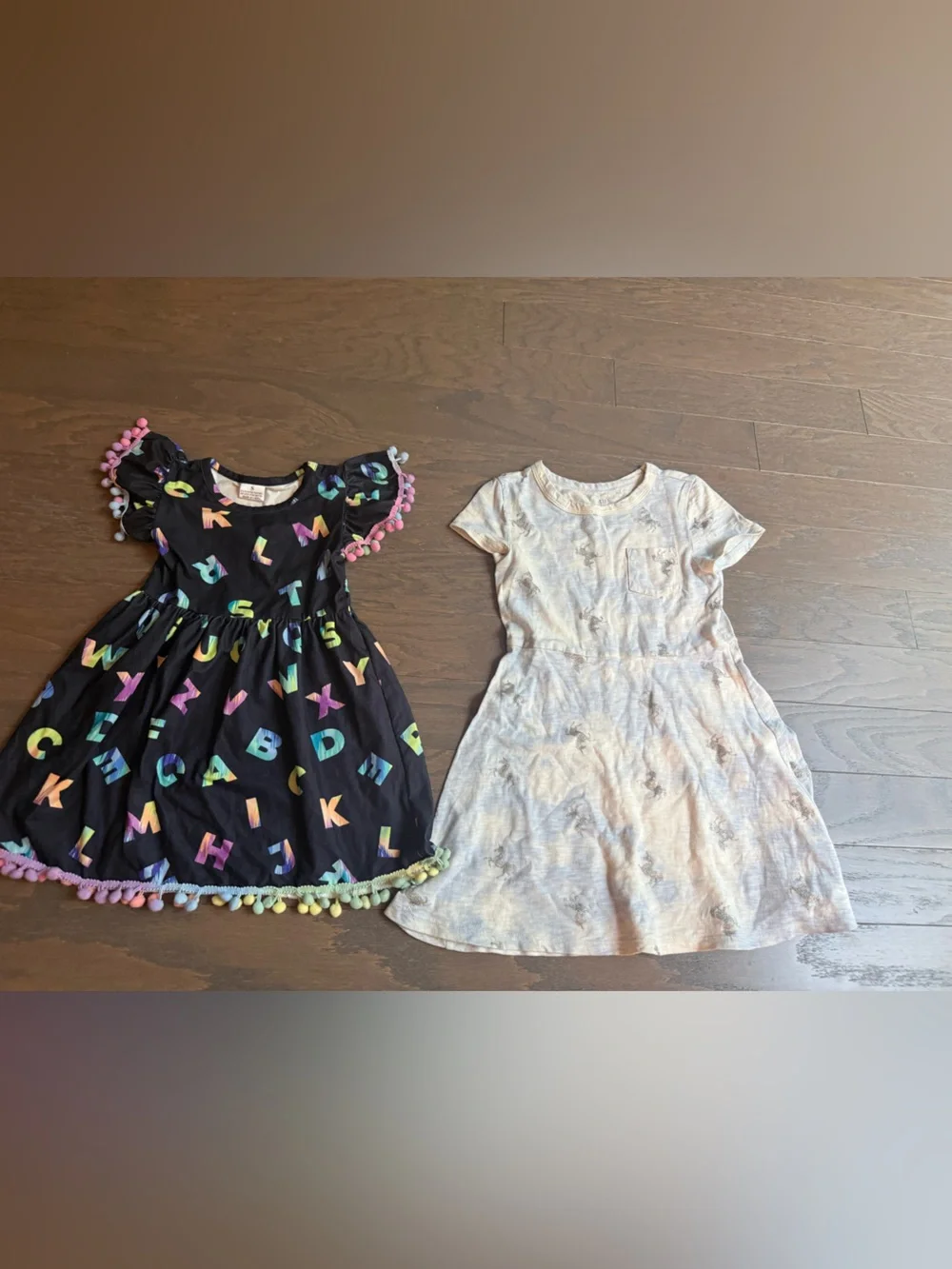 Girls dress lot size small gap unicorns ABC letter dress